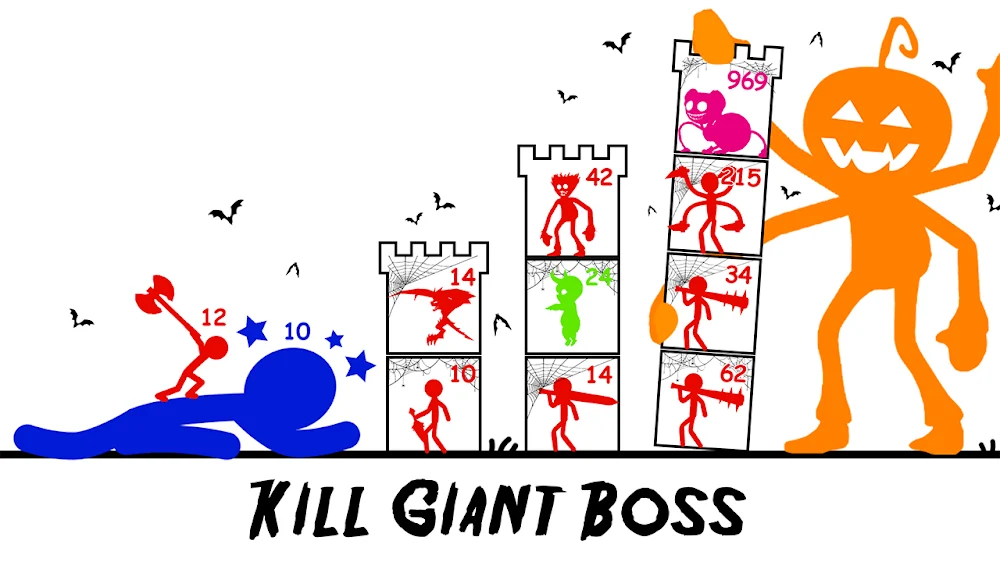 Stick Hero: Tower Defense gameplay screenshot 2