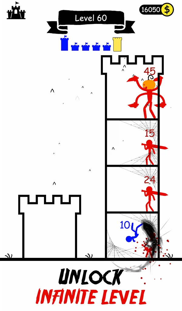 Stick Hero: Tower Defense gameplay screenshot 4