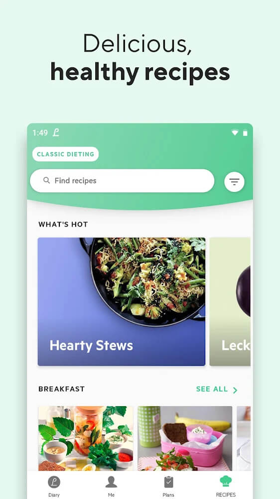 Lifesum app preview 4
