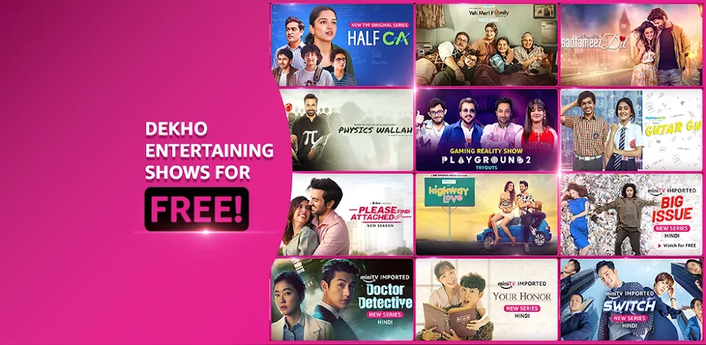 Amazon miniTV app screenshot 1