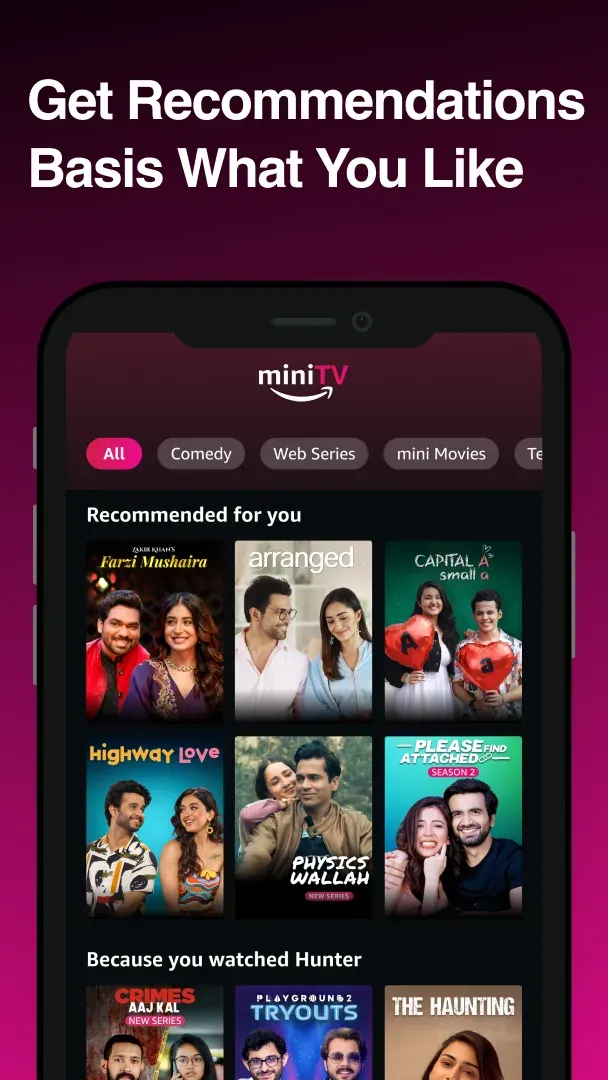 Amazon miniTV app screenshot 6