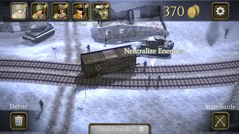 Tangkapan layar gameplay Battlefront Europe: WW2 Heroes 5