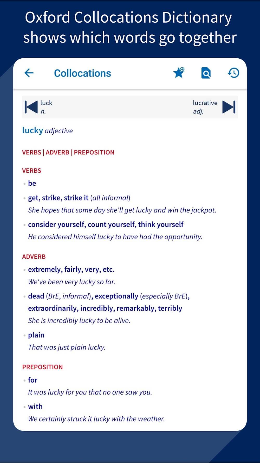Oxford Advanced Learners Dict in-app preview 7