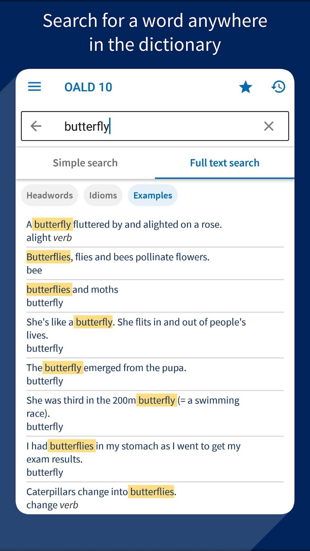 Oxford Advanced Learners Dict in-app preview 4