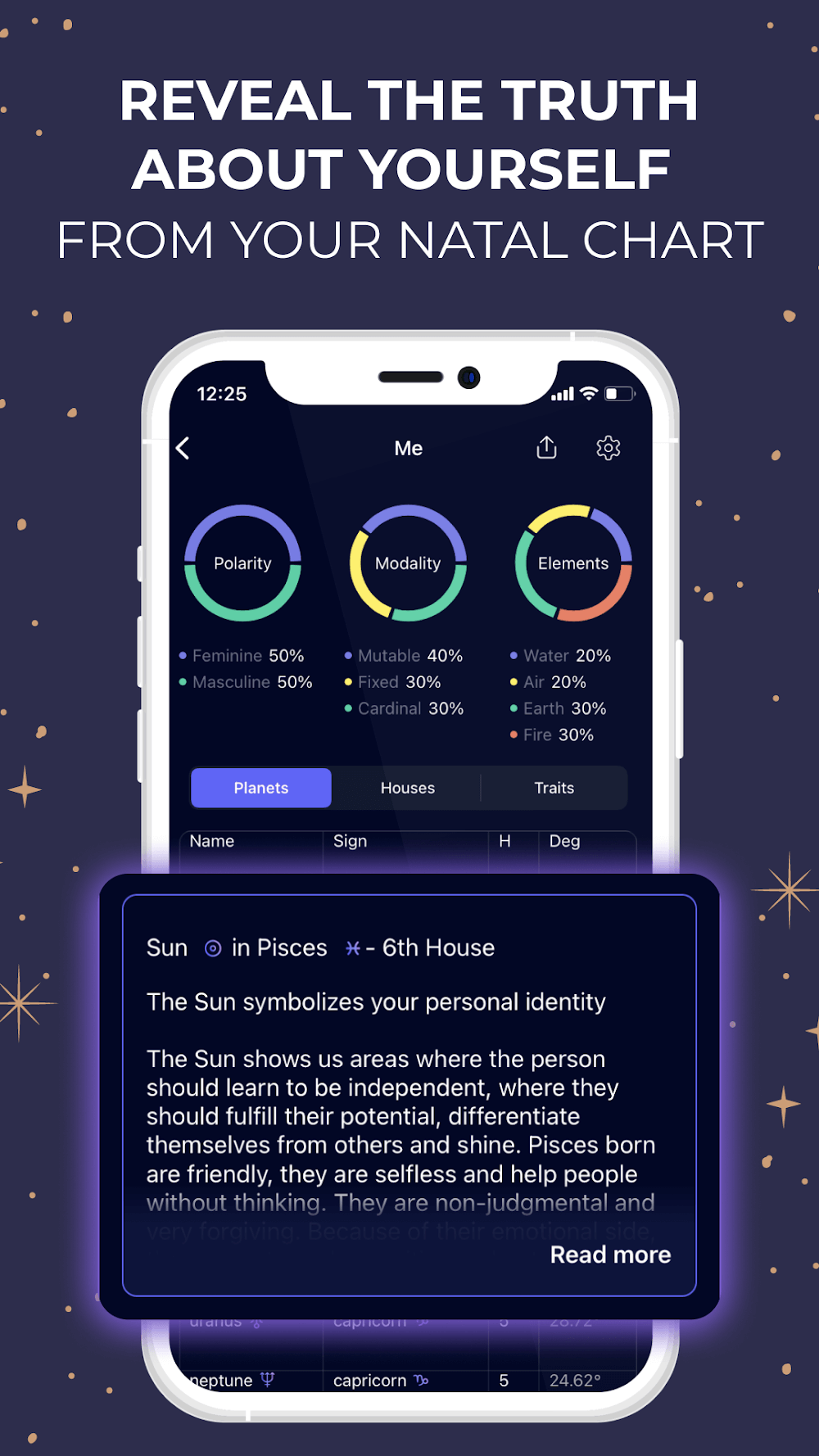 Nebula: Horóscopo y Astrología - Vista previa de la aplicación 4