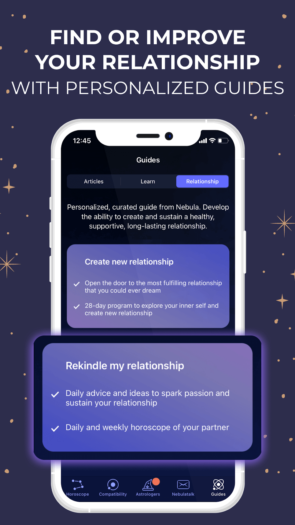 Nebula: Horóscopo y Astrología - Vista previa de la aplicación 5