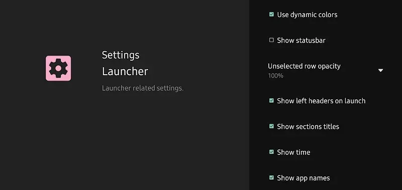 Projectivy Launcher visualização do aplicativo 5