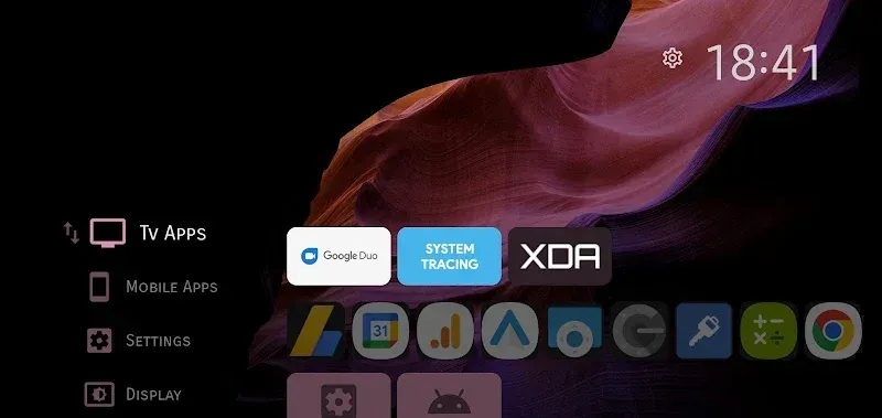 Projectivy Launcher visualização do aplicativo 2