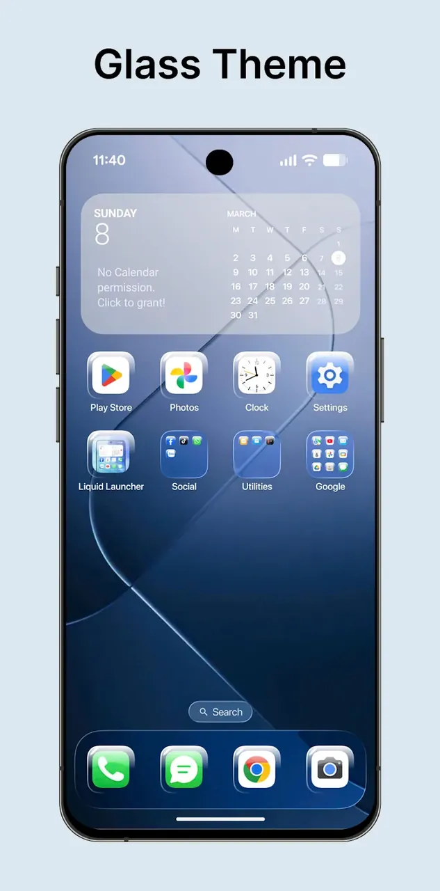 Liquid Launcher - OS 26 Screenshot 3
