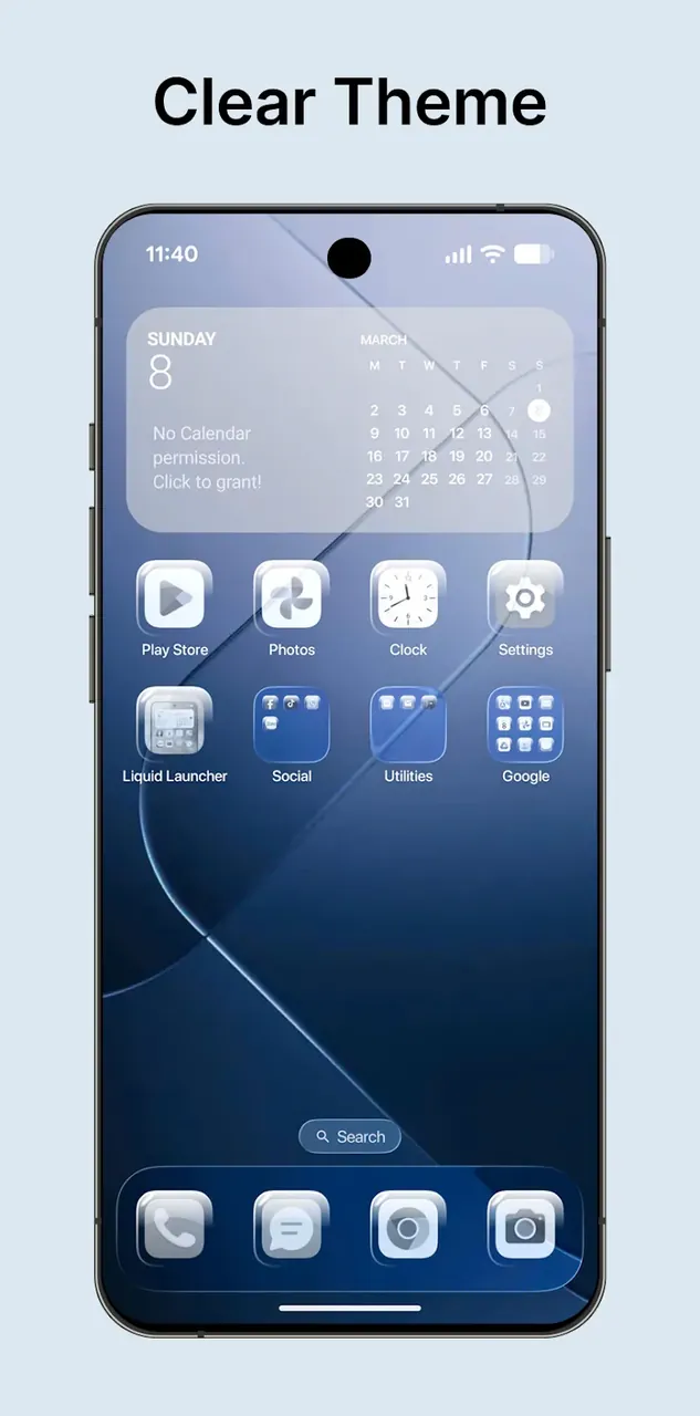 Liquid Launcher - OS 26 Screenshot 4