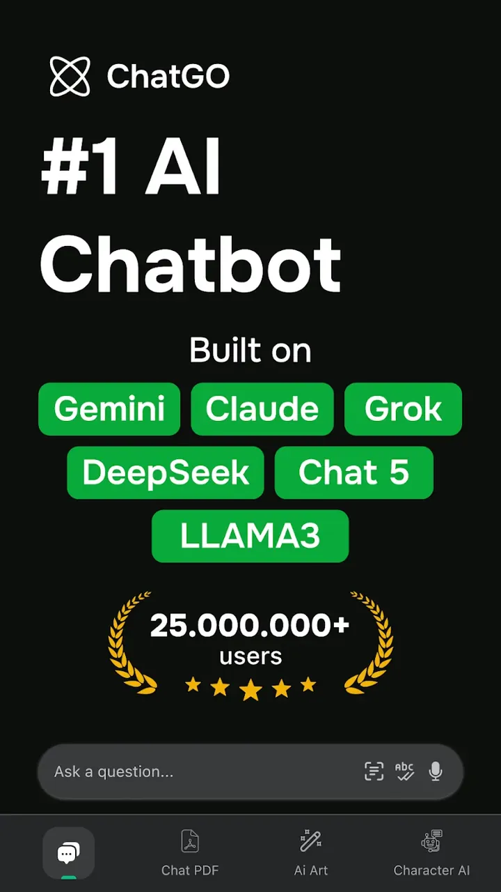 ChatGO - AI Chatbot Assistant स्क्रीनशॉट 3