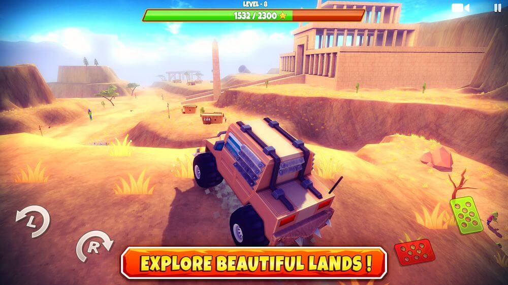 Zombie Offroad Safari gameplay screenshot 2