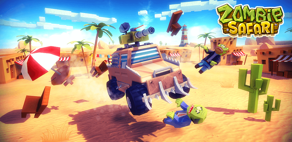 Zombie Offroad Safari gameplay screenshot 1