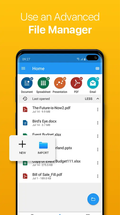 MobiOffice (OfficeSuite) app snapshot 6