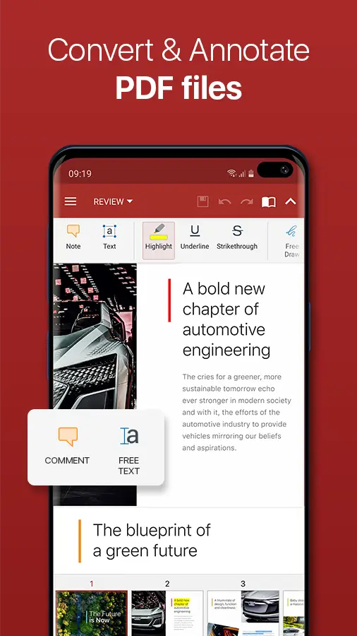 MobiOffice (OfficeSuite) in-app screen 5