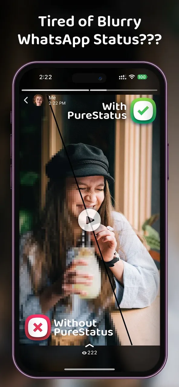 PureStatus app screenshot 2