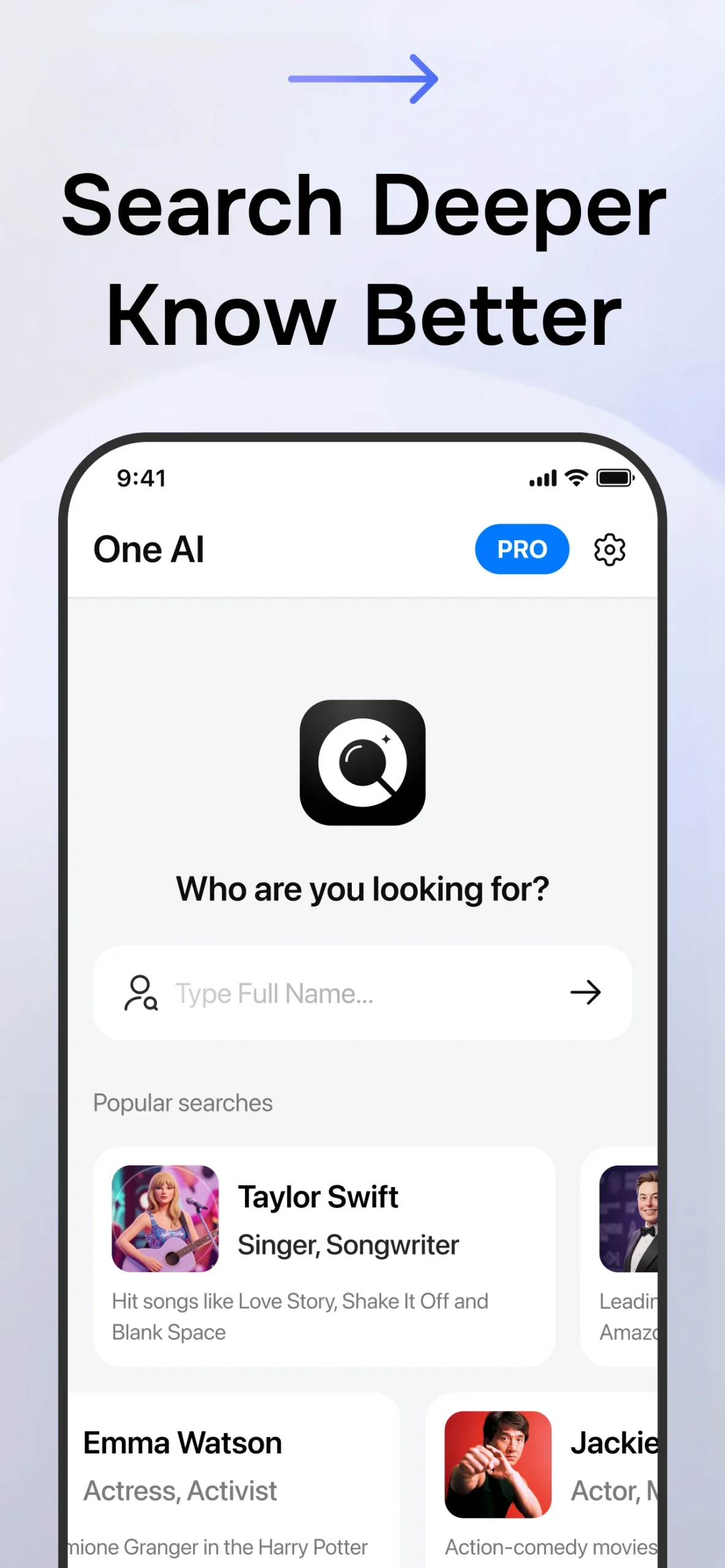 Vista previa de la aplicación OneSearch: DeepSearch Finder 5