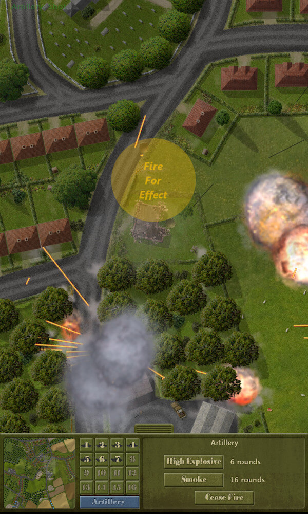 Screenshot di gioco di Firefight 6