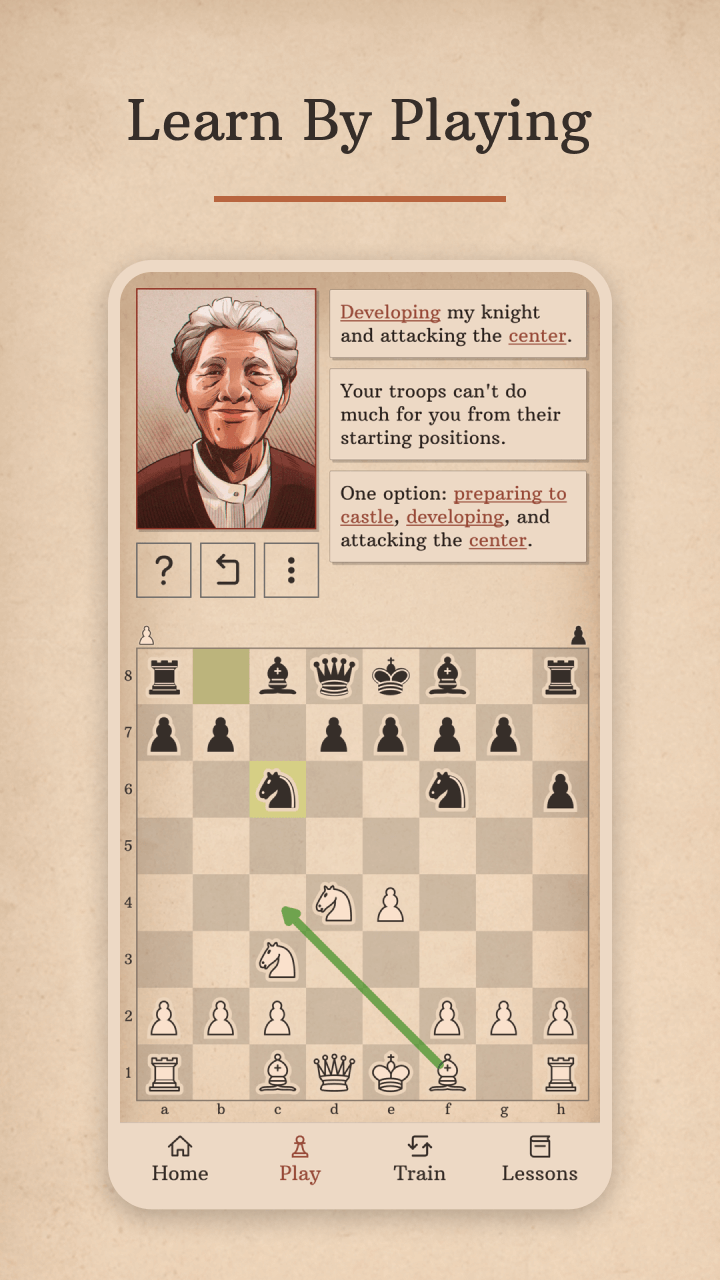 Dr. Wolf: Learn Chess app screenshot 4