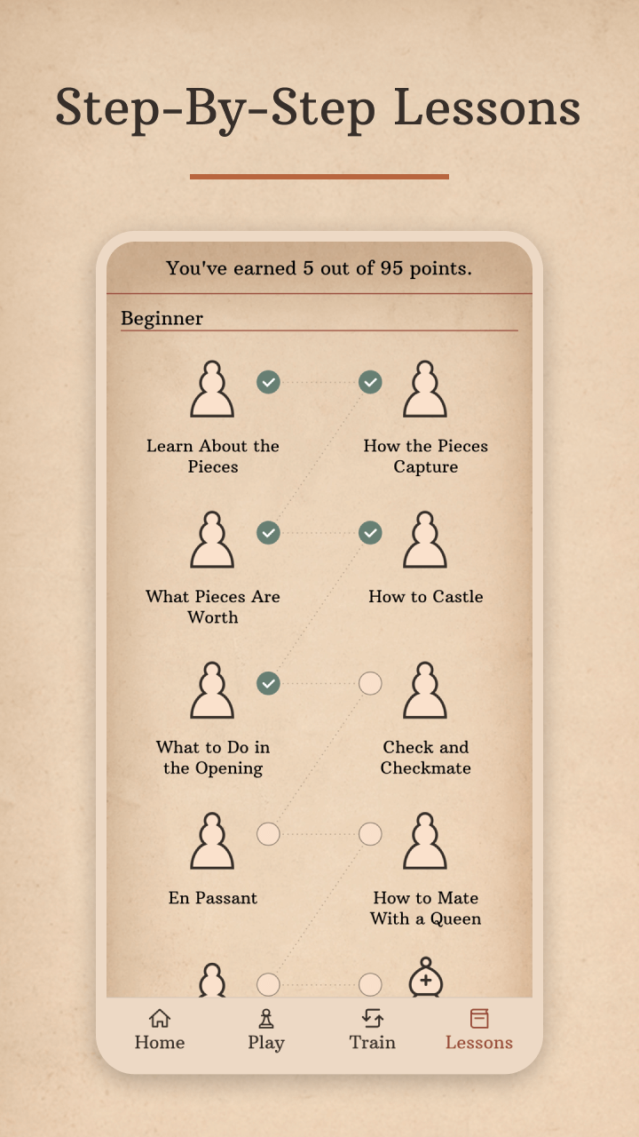 Dr. Wolf: Learn Chess app screenshot 5