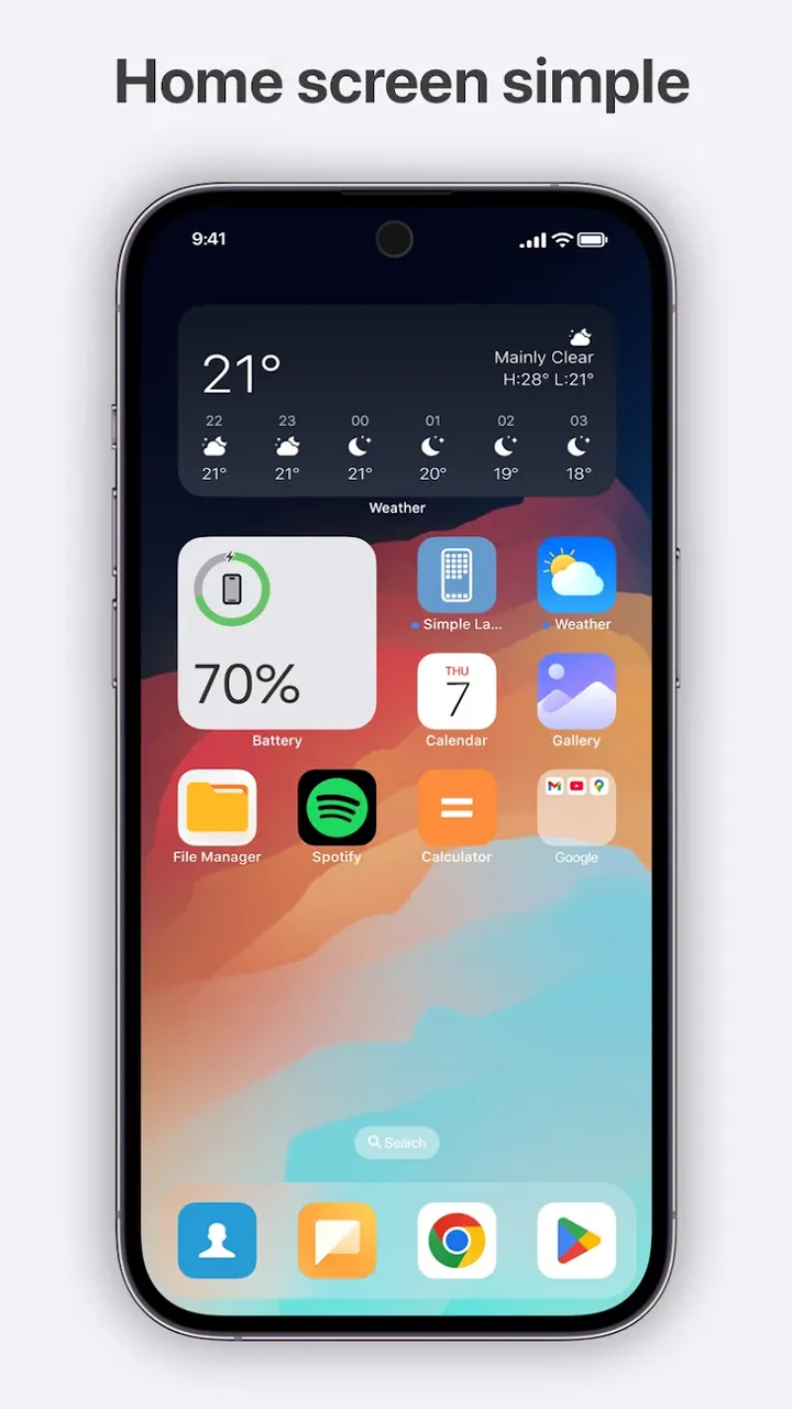 Simple Launcher - Home Screen preview 4