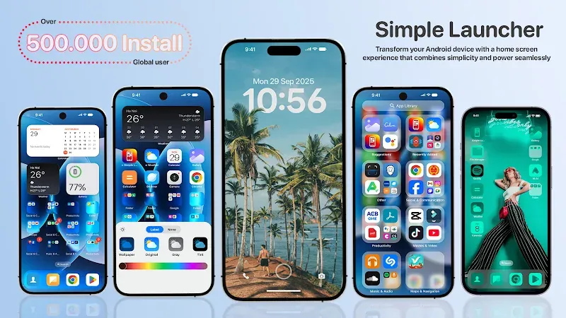 Simple Launcher - Home Screen preview 2