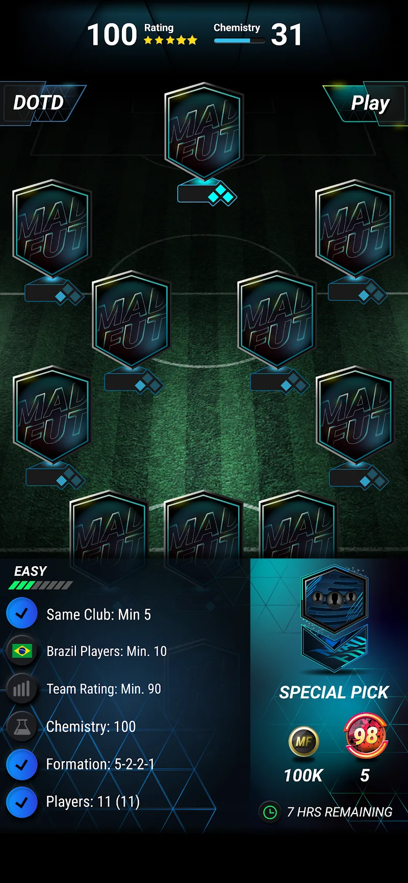 MADFUT 26 in-game screenshot 2