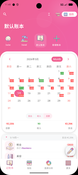 Visual 4 Money+ Expense Tracker - Desain Manis