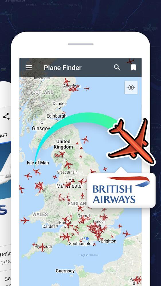 Capture d'écran 3 de Plane Finder - Flight Tracker