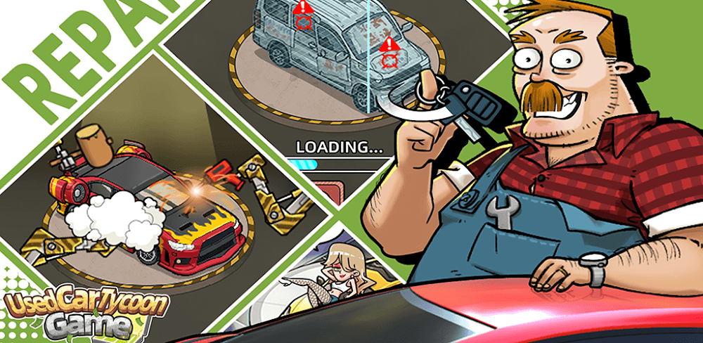Used Car Tycoon Game Gameplay-Screenshot 1