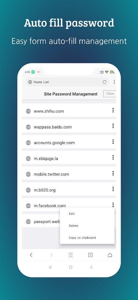 XBrowser app preview 6