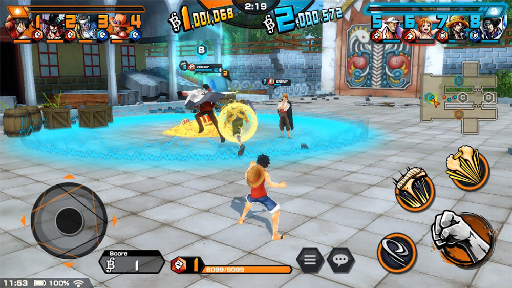 ONE PIECE Bounty Rush gameplay screenshot 3