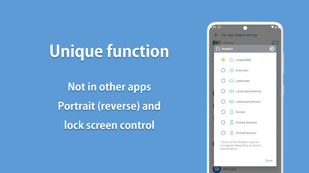 Screenshot 5 of Rotation Control Pro