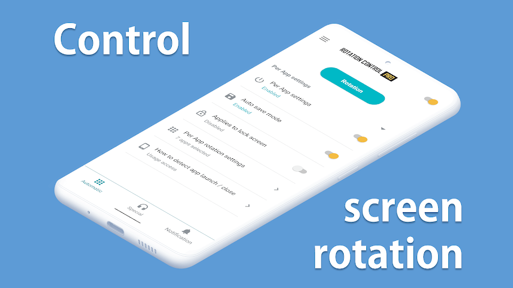 Screenshot 2 of Rotation Control Pro
