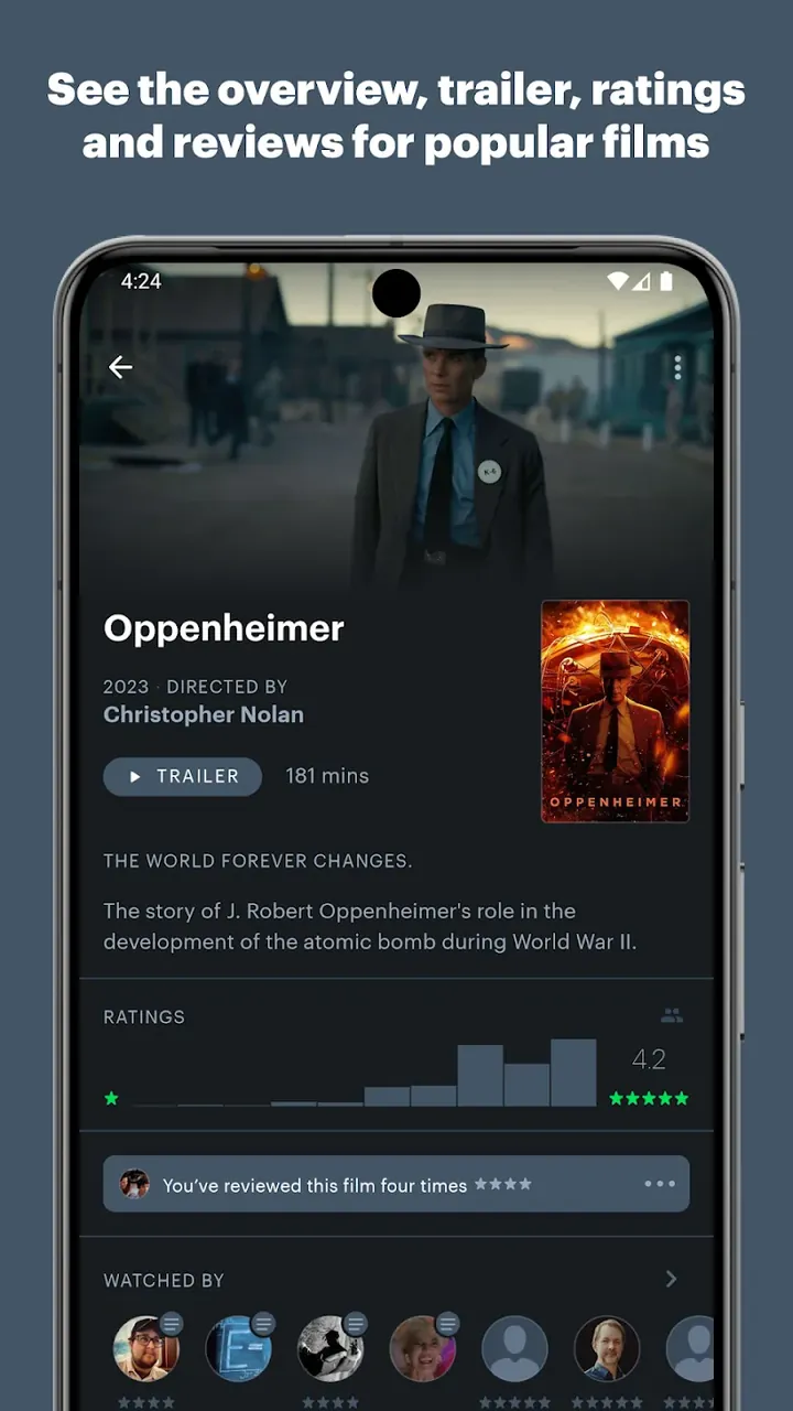 Letterboxd app screenshot 3