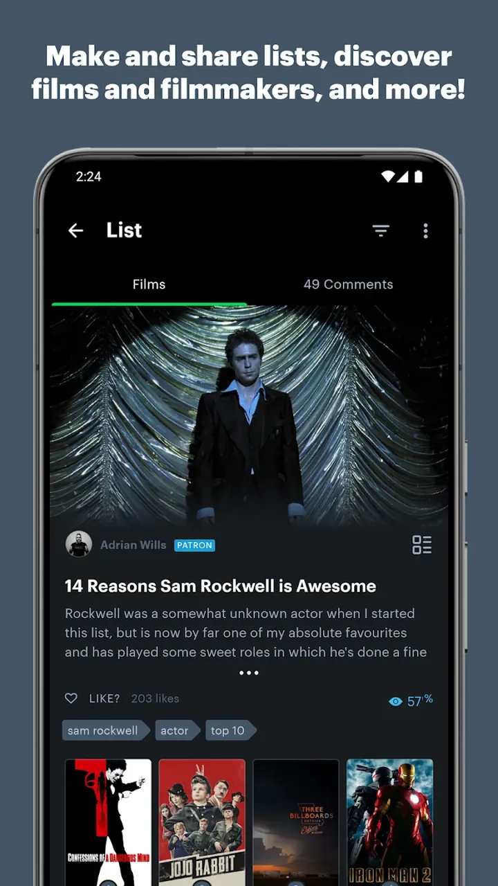 Letterboxd app screenshot 6