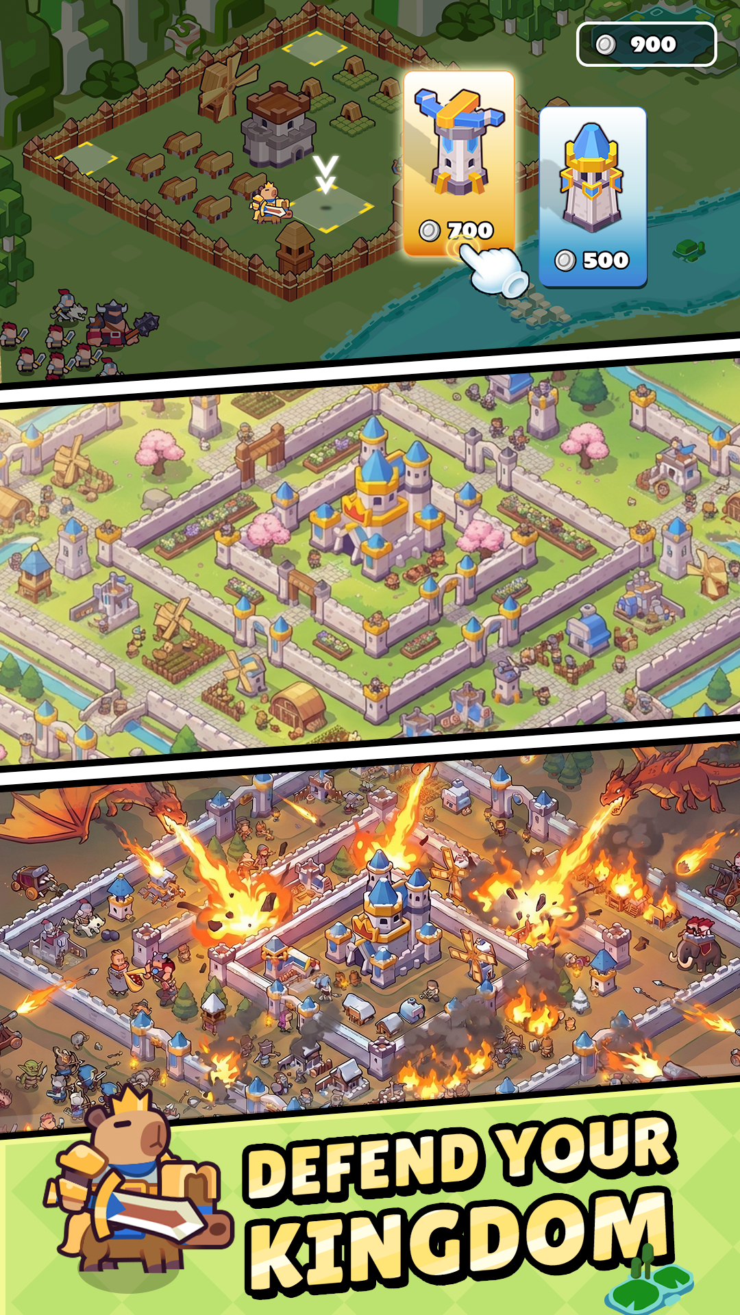 Keep the Crown: Tower Defense TD vista previa del juego 1