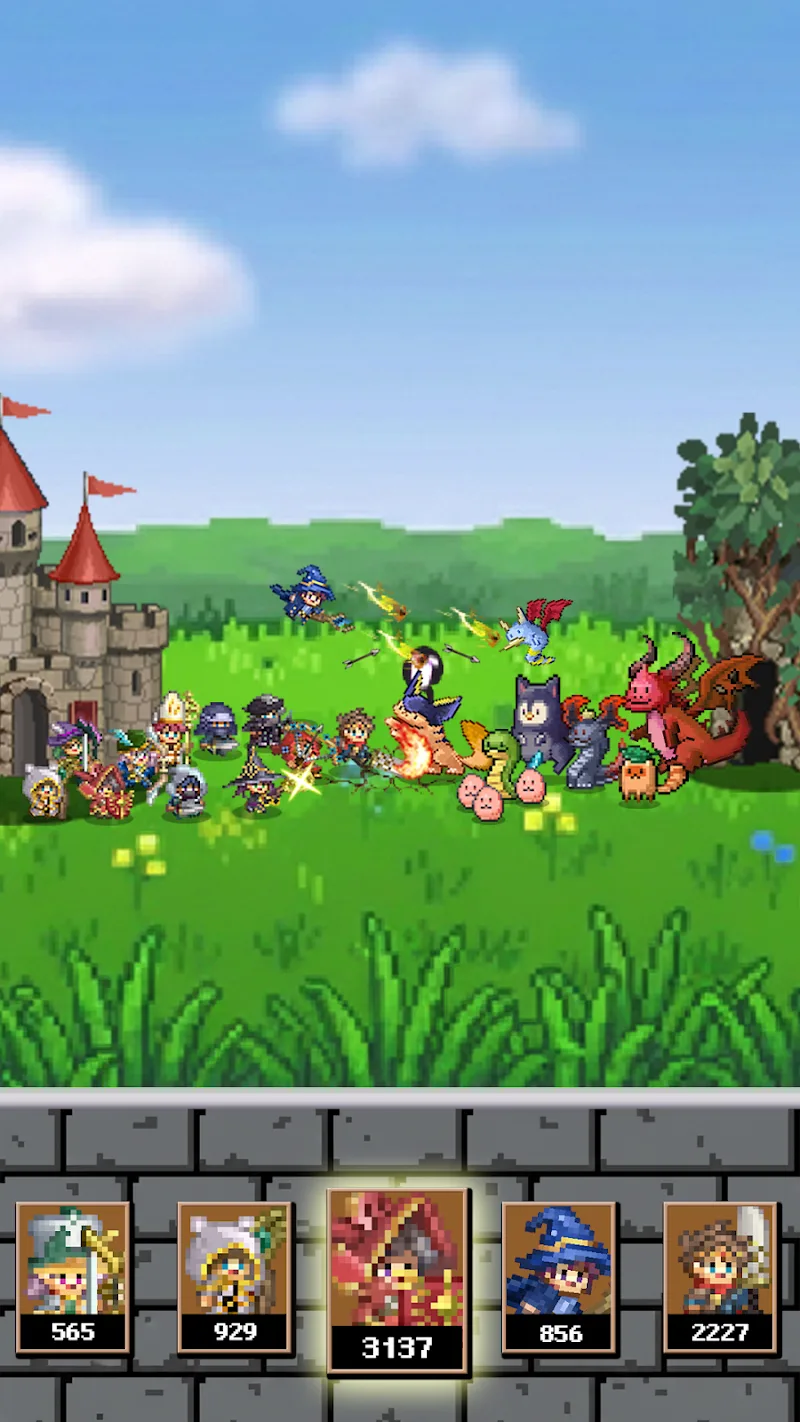 Wagle Squad: Pixel Swarm gameplay screenshot 2