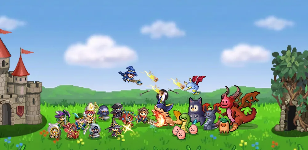 Wagle Squad: Pixel Swarm gameplay screenshot 1