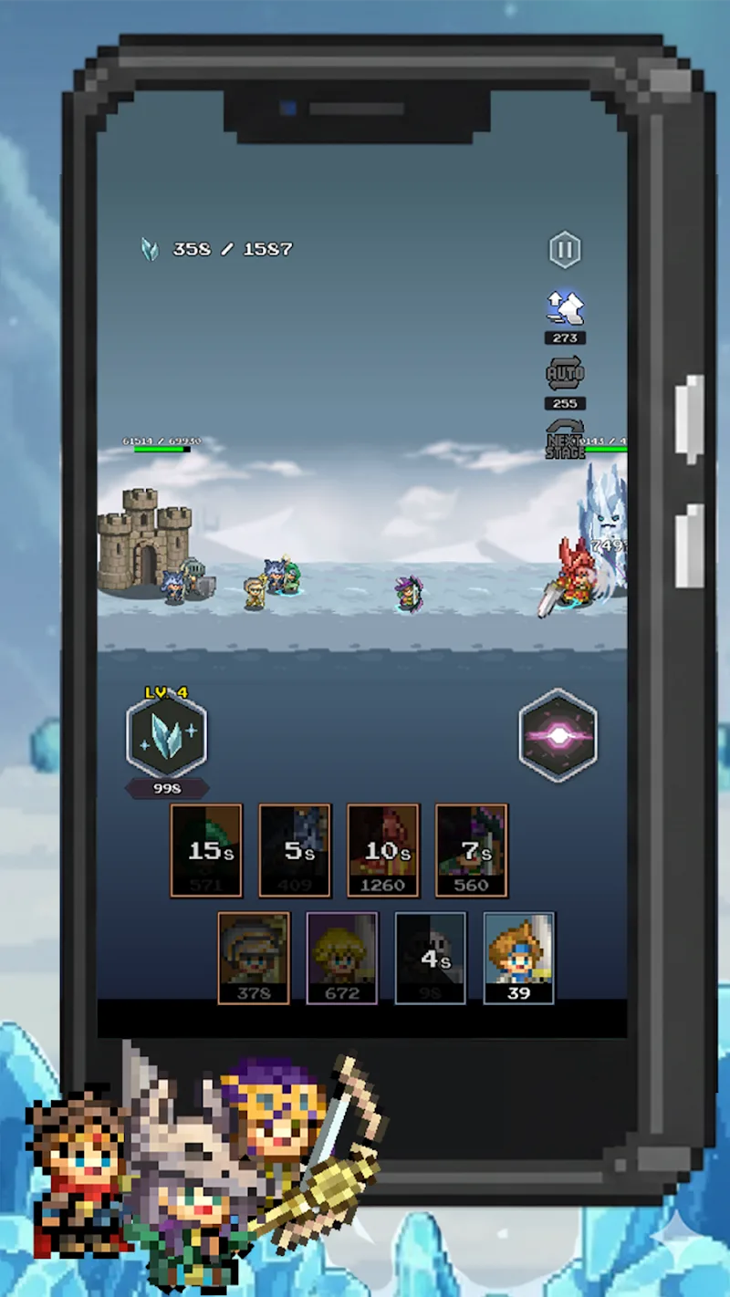 Wagle Squad: Pixel Swarm gameplay screenshot 4