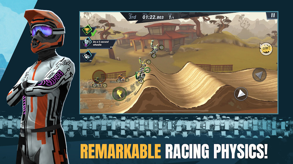 Mad Skills Motocross 3 gameplay screenshot 2
