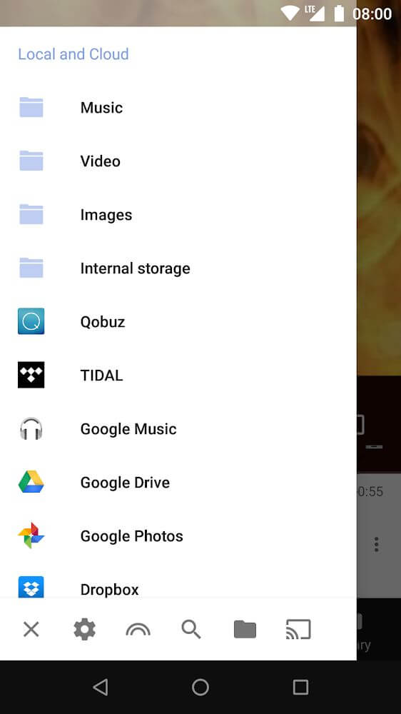 BubbleUPnP app preview 5