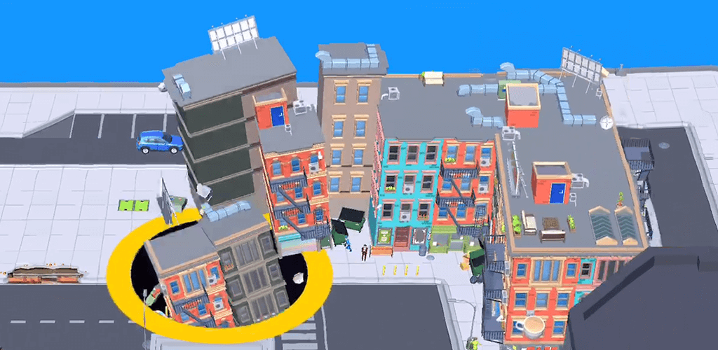 Hole.io gameplay screenshot 1