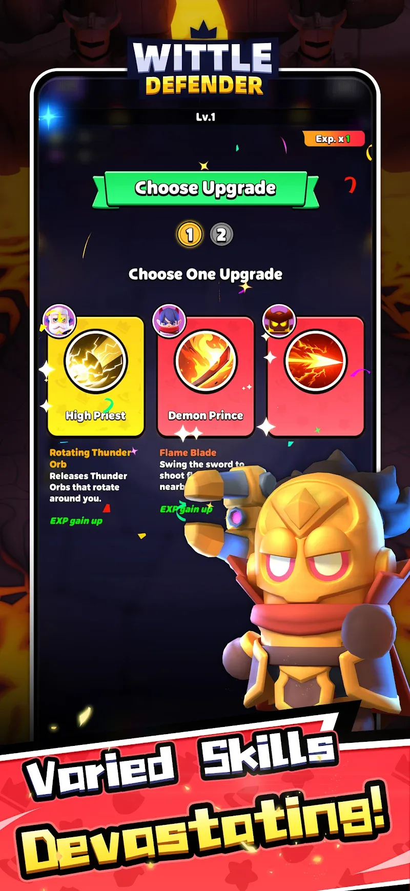 Wittle Defender gameplay screenshot 4
