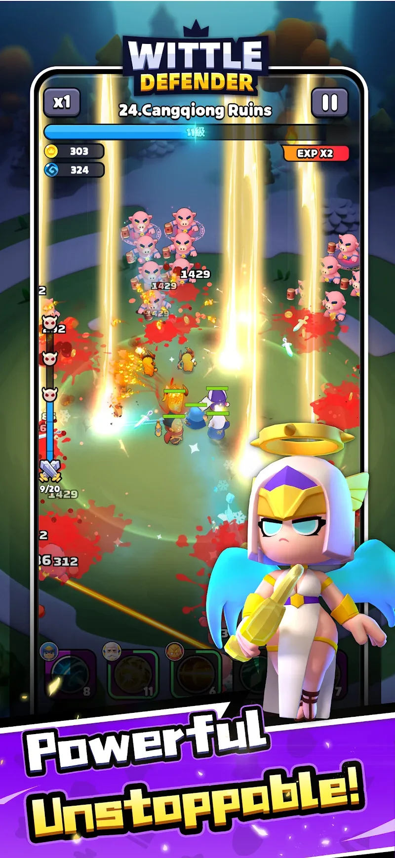 Wittle Defender gameplay screenshot 3