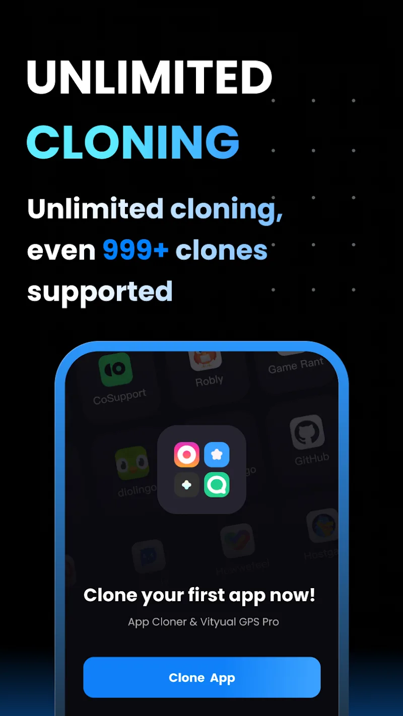 InfiniteClone app preview 2