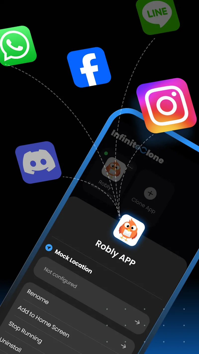 InfiniteClone app preview 3