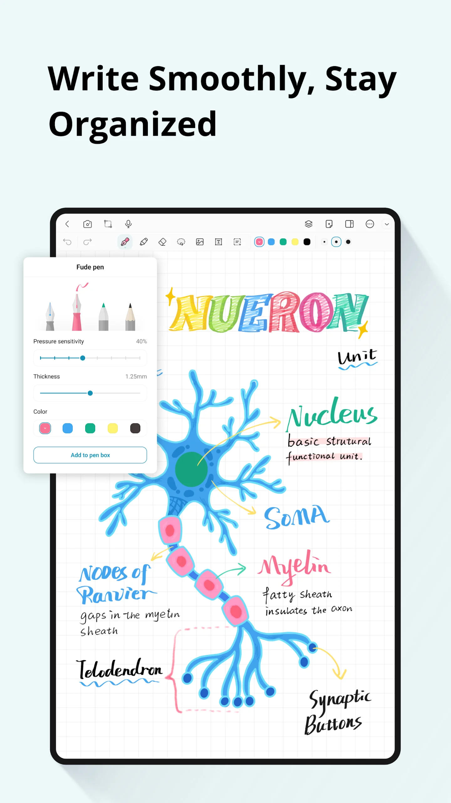 StarNote: Handwriting & PDF captura de pantalla 1