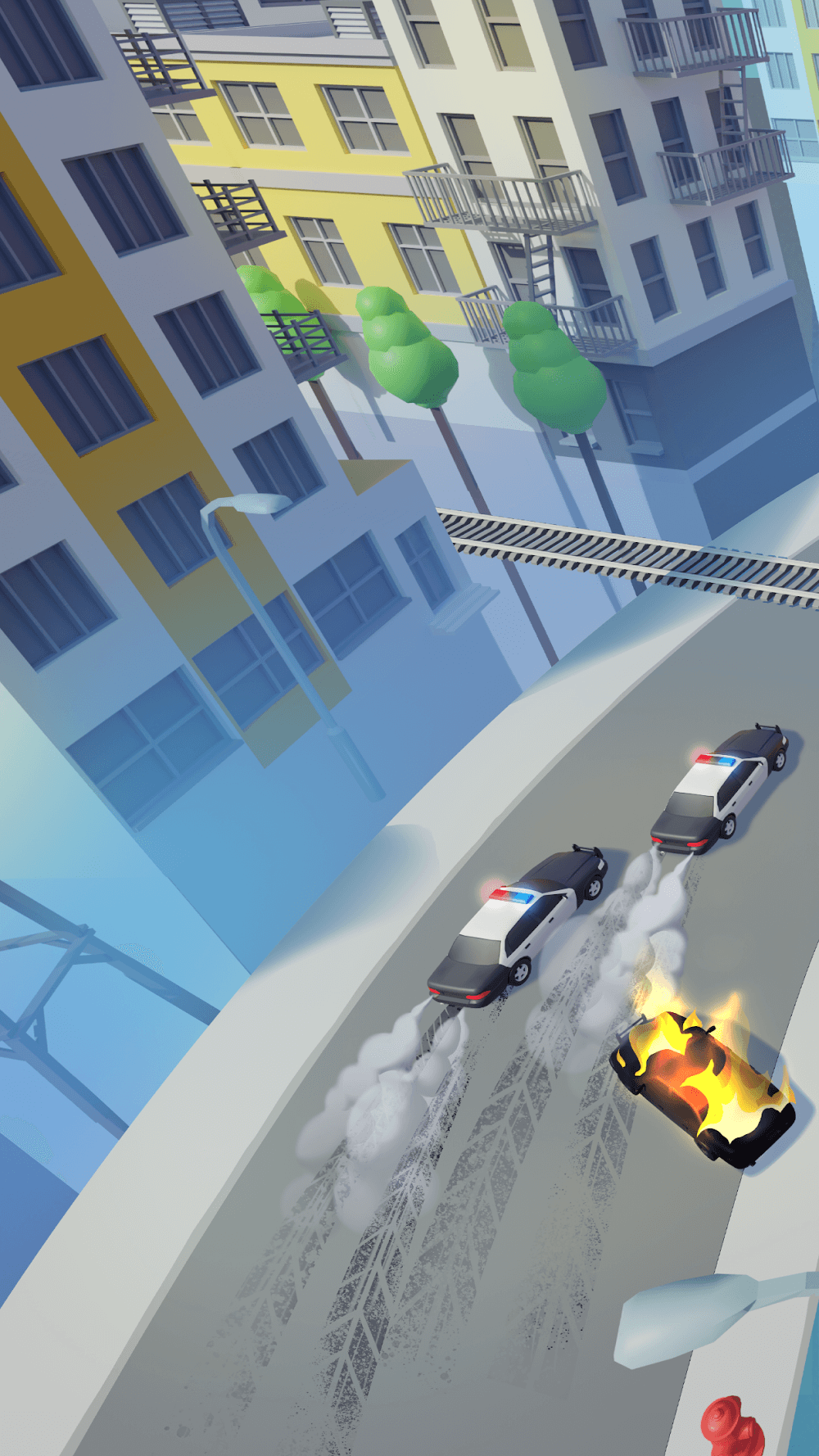 Line Race: Police Pursuit gameplay screenshot 2