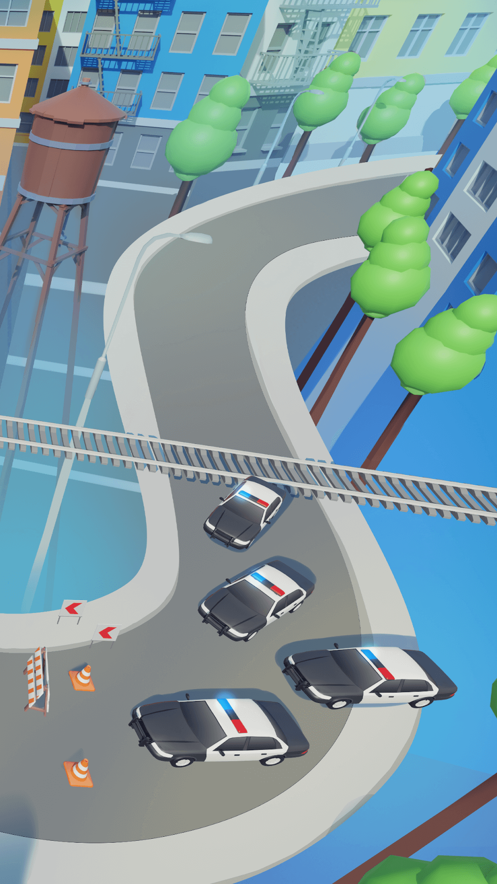 Line Race: Police Pursuit gameplay screenshot 4